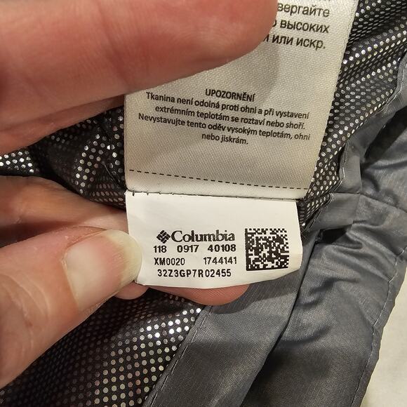 Columbia Women’s Omni-Heat Puffer Jacket Size Lg – Silver Gray - Picture 7 of 8